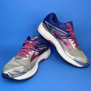 Brooks Sneakers Shoes Ravenna 8 Running Gray Pink Blue Mesh | Women Size 10